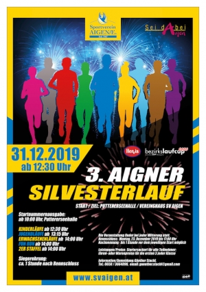 Silvesterlauf Aigen am 31. Dezember 2019